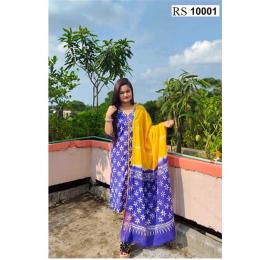 বাটিক থ্রি-পিস