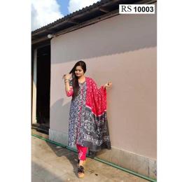 বাটিক থ্রি-পিস